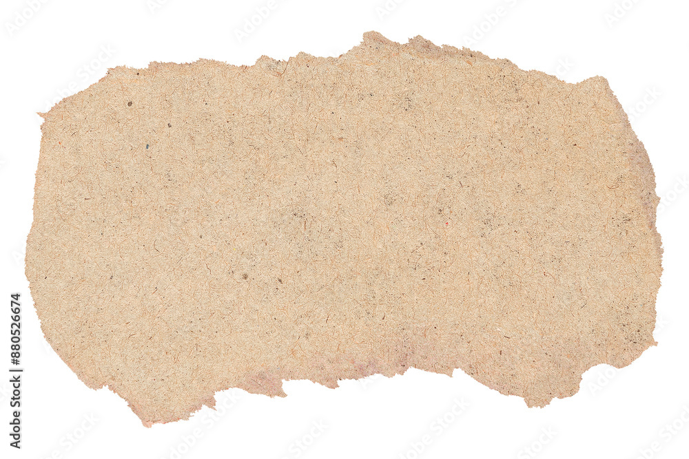 PNG blank torn paper, beige collage element in transparent background PNG blank torn paper, beige collage element in transparent background