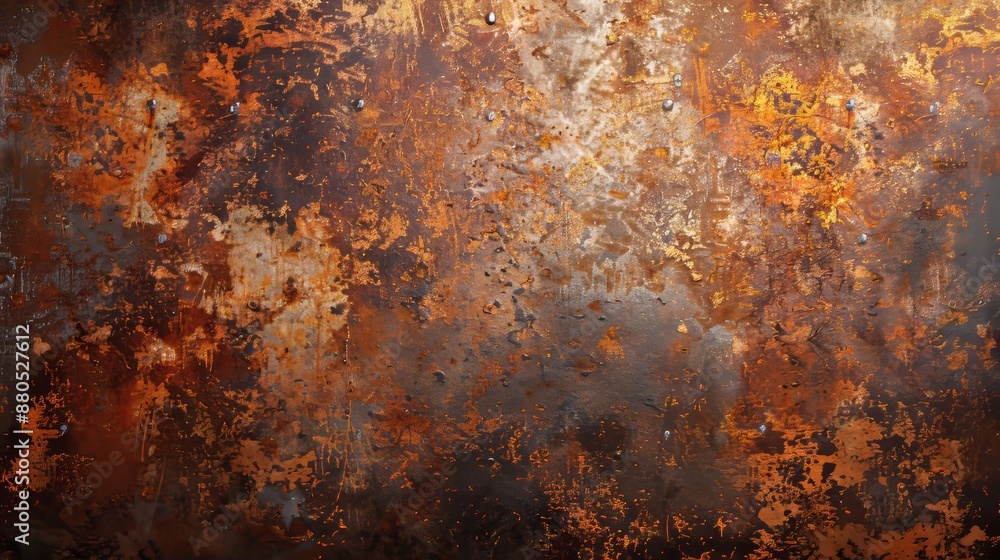 A grunge rusty metal texture, oxidized metal background with old metal. Copper and rusted metal. A grunge rusty metal texture, oxidized metal background with old metal. Copper and rusted metal.
