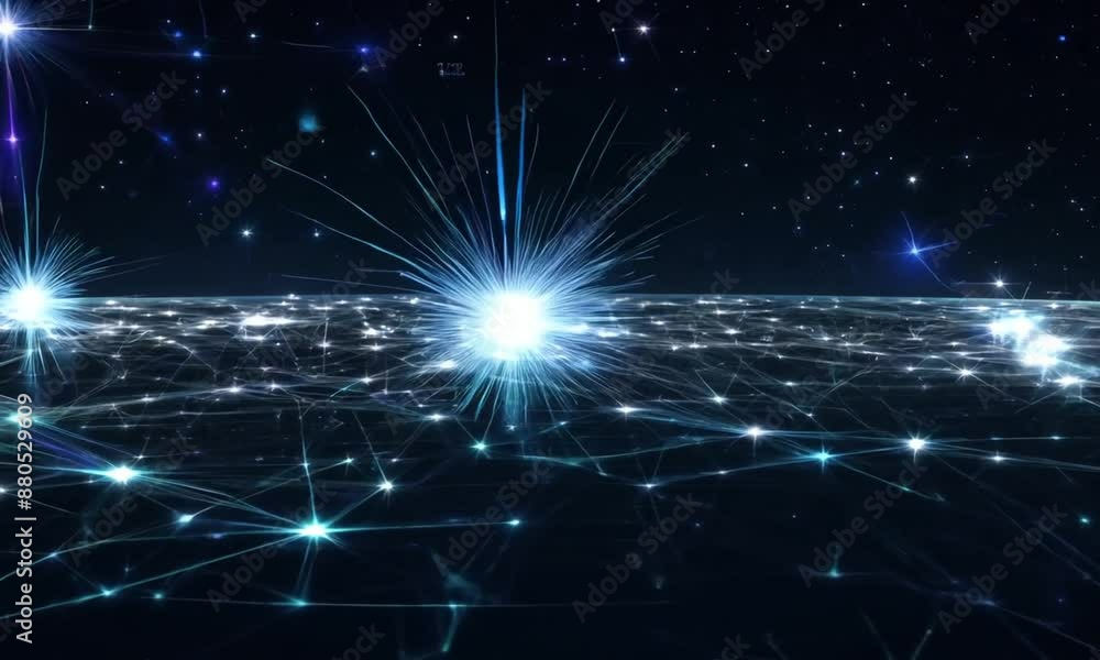 Stellar Network Dynamics: Advanced Visualization of Interstellar Connections and Data Streams Stellar Network Dynamics: Advanced Visualization of Interstellar Connections and Data Streams