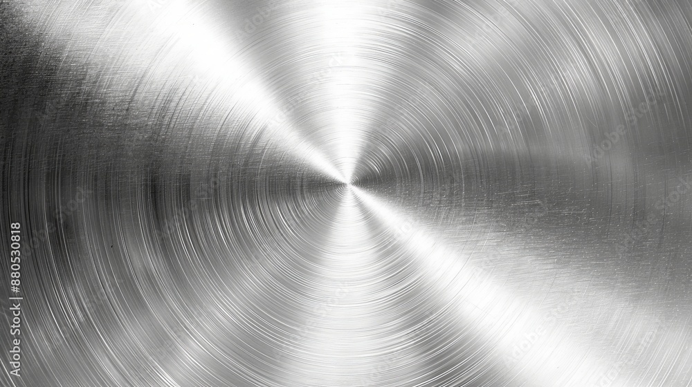 A brushed stainless steel backdrop with a metallic finish textured with polished metal A brushed stainless steel backdrop with a metallic finish textured with polished metal