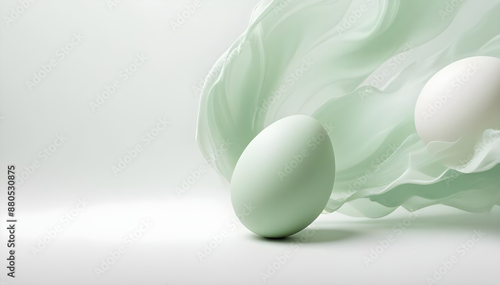 Soft matte pale green egg background with a subtle, natural-looking grain Soft matte pale green egg background with a subtle, natural-looking grain
