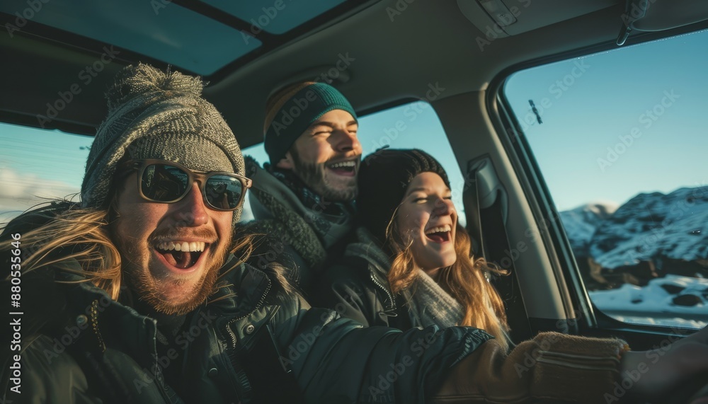 Spontaneous Road Trip with Friends Capturing Joyful Moments Spontaneous Road Trip with Friends Capturing Joyful Moments