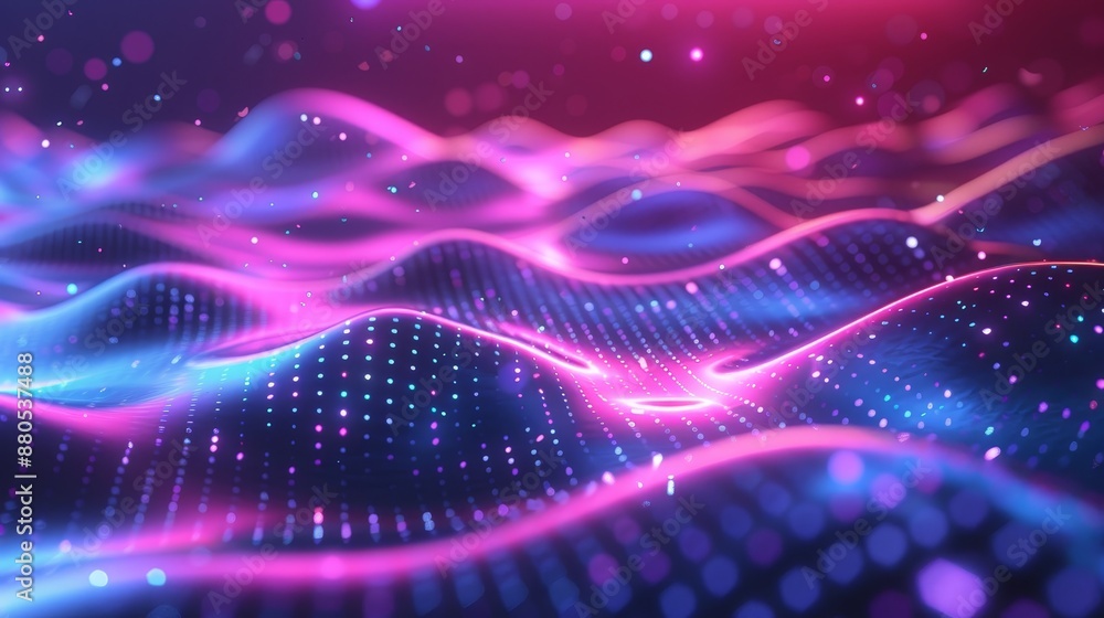 An abstract neon background with blue and pink lines, luminous shadows, RTX An abstract neon background with blue and pink lines, luminous shadows, RTX