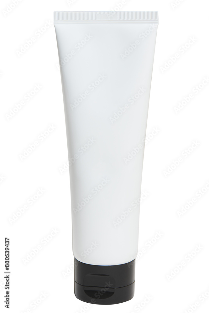 White beauty care tube design element White beauty care tube design element