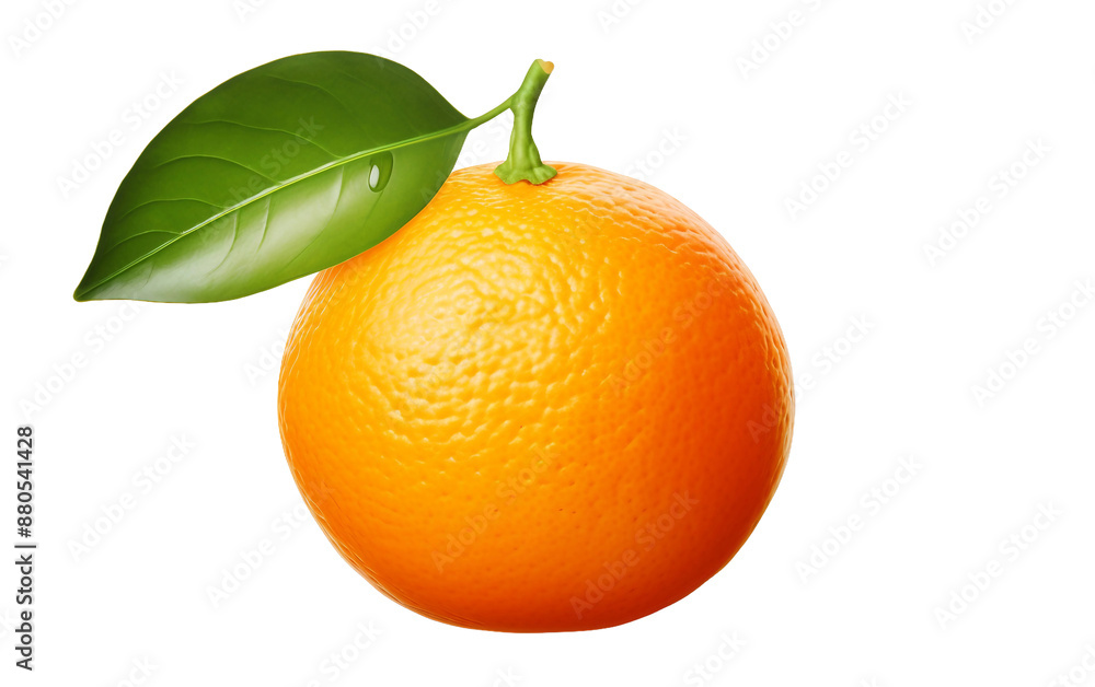 orange with leaf orange with leaf