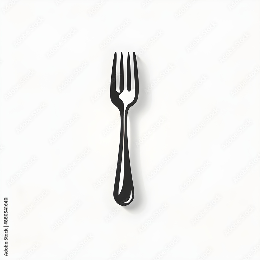 Capture a crisp, detailed photo of a shiny fork on a white background. Capture a crisp, detailed photo of a shiny fork on a white background.