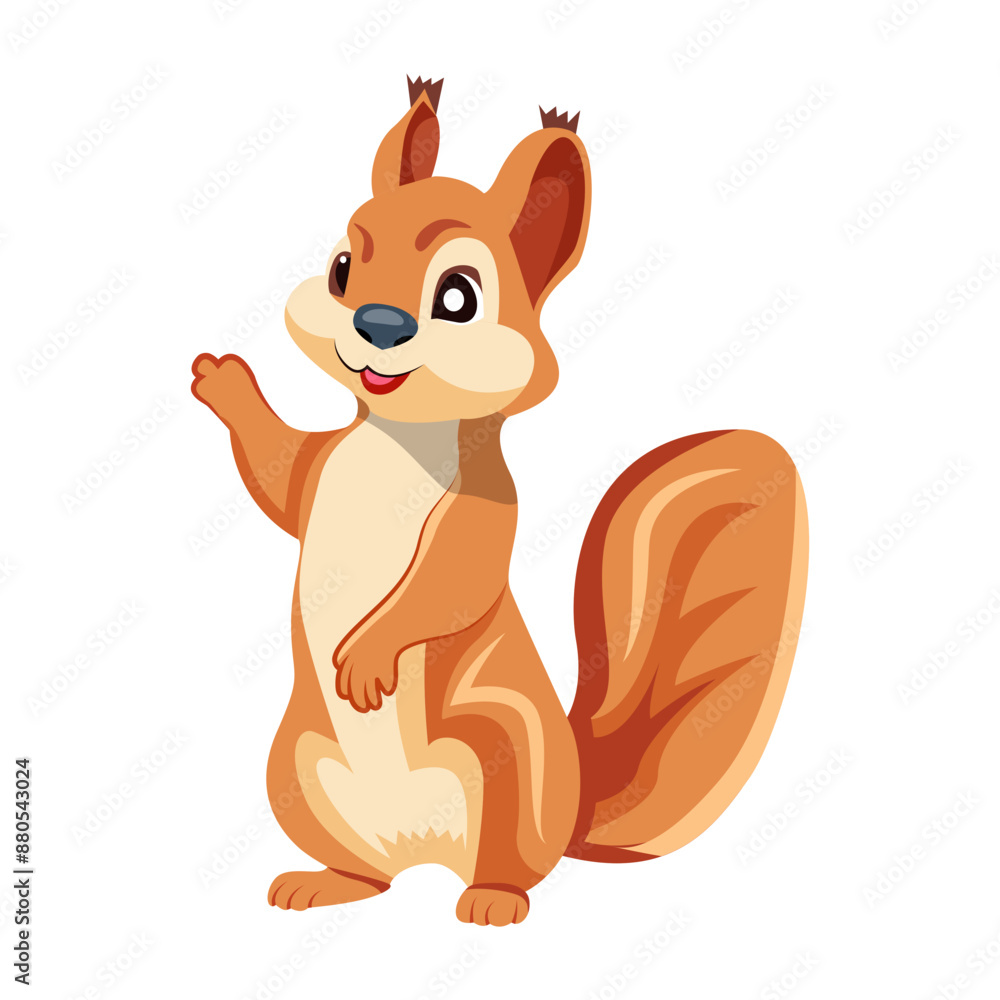A flat icon of cute rodent
A flat icon of cute rodent