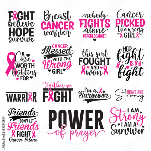 15 Cancer SVG Bundle