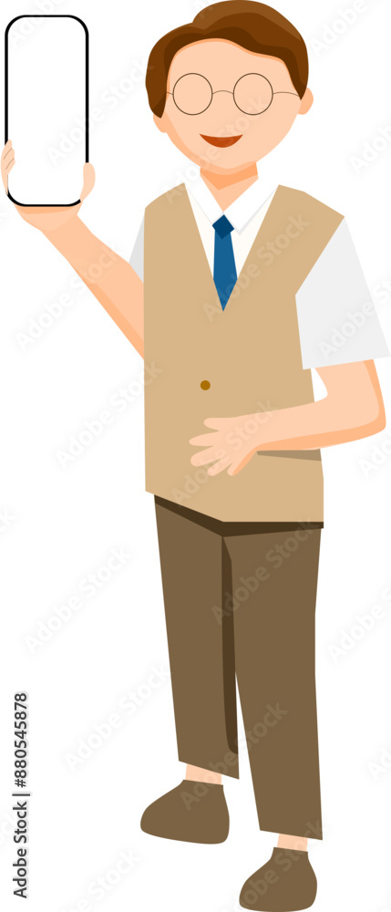 man holding phone, showing blank screen man holding phone, showing blank screen