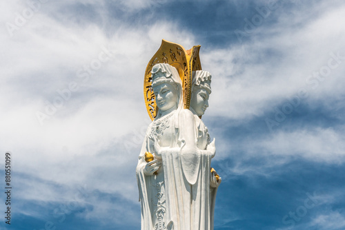 SANYA, HAINAN, CHINA Buddhist deity statue Guainin