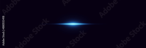 Neon glowing lines. Flash of glare and explosion, laser beam.