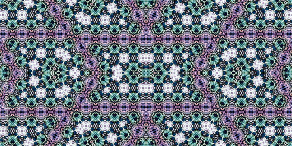 Fototapeta Rhombus seamless pattern. Woven texture