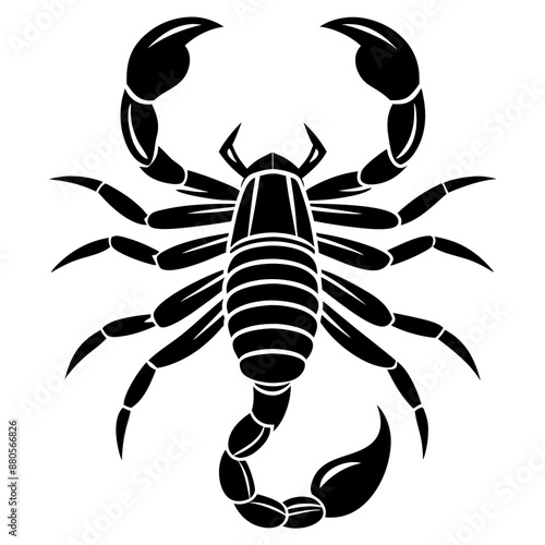 Scorpion silhouette vector