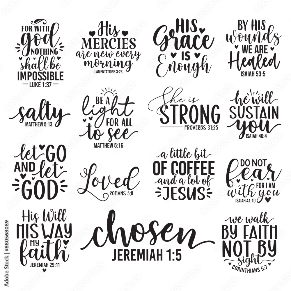 15 Bible Verse Svg Bundle 15 Bible Verse Svg Bundle