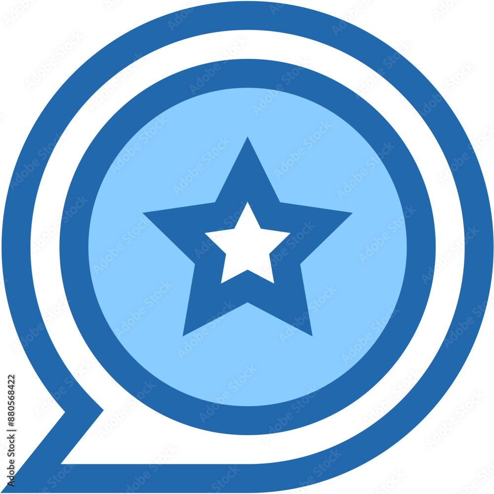 Vector Icon review, star, rating, feedback, star rating
