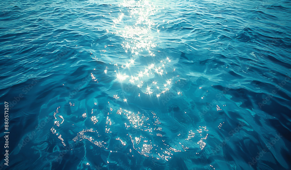 Fototapeta premium Focused Texture of Ocean Surface Sea