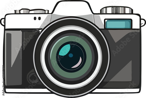 Digital Camera: Precision in Every Click Vector