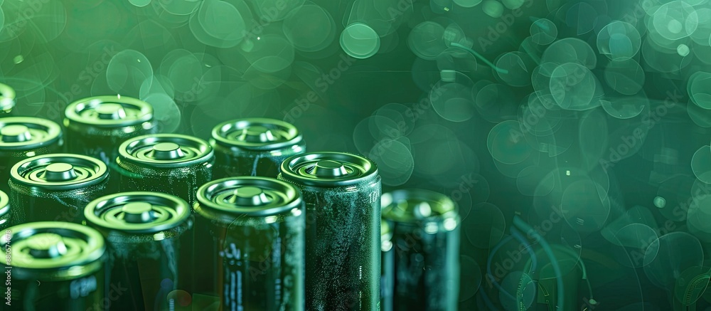 Copy space image presenting batteries Symbolizes energy supply recycling concept Copy space image presenting batteries Symbolizes energy supply recycling concept
