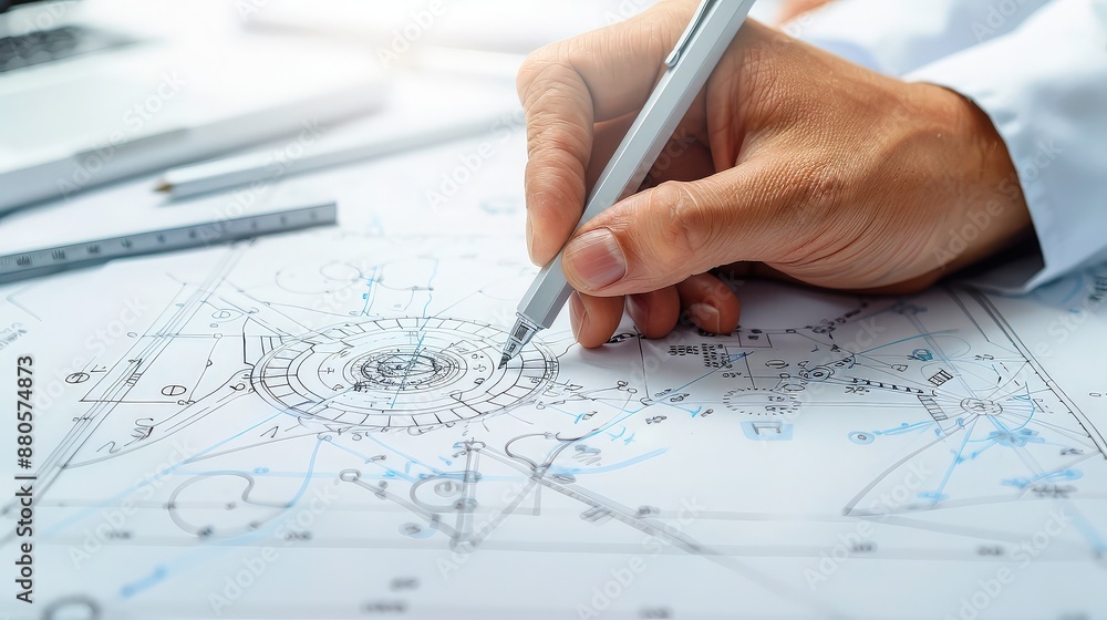 Architect Drawing Plan