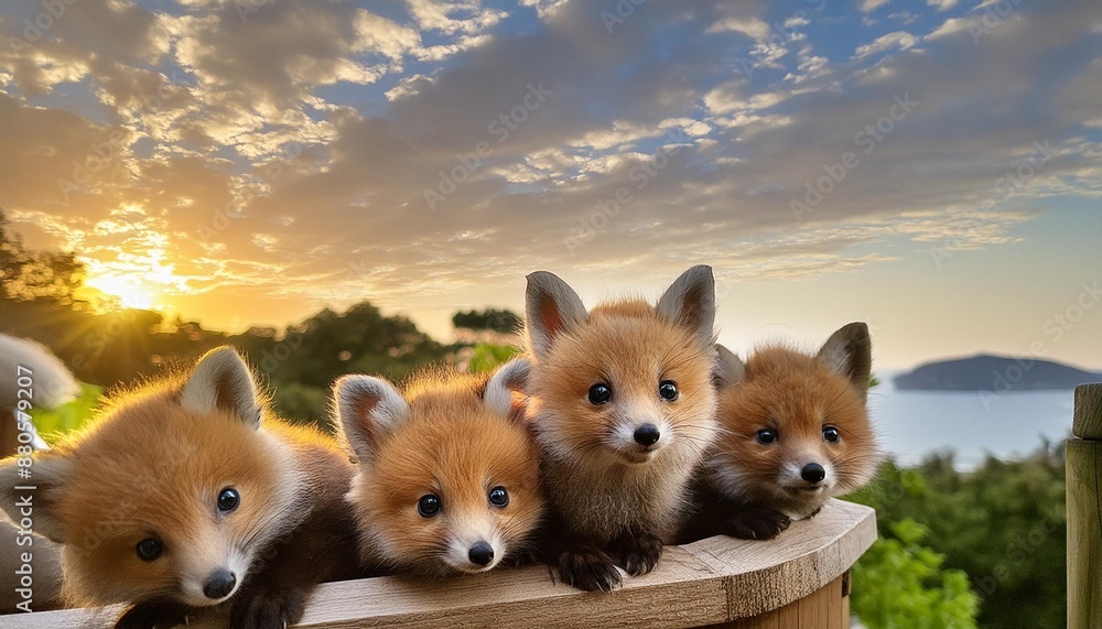 Obraz premium Celebrate the cuteness of baby animals with Adobe Stock's top trends.