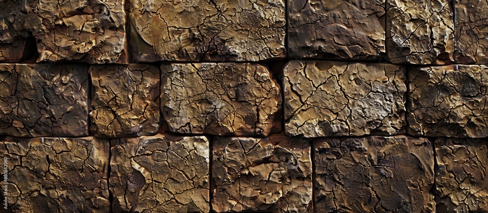 Fototapeta premium Vintage patterned rough wall texture as a background for designs and graphics suitable as a copy space image