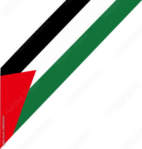 Palestinian Flag Tilted