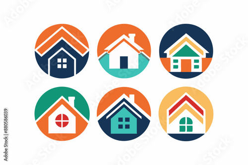 Real Estate Logo Symbol Set