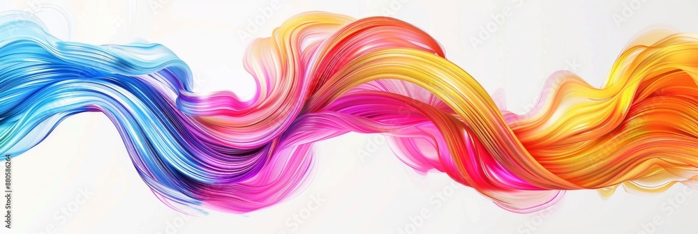 An abstract image of swirling paint in various colors, including blue, purple, pink, red, orange, and yellow. The paint is flowing and dynamic, creating a sense of movement and energy