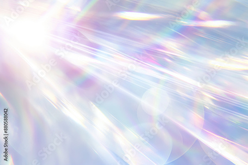 キラキラと輝く光とフレアの背景素材