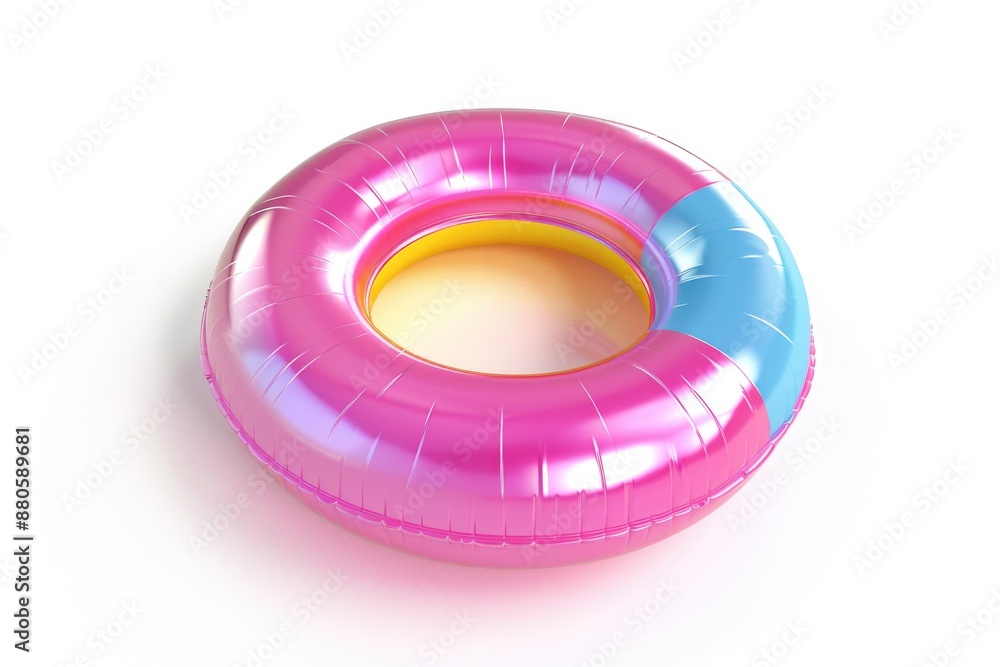Inflatable ring on white background Inflatable ring on white background