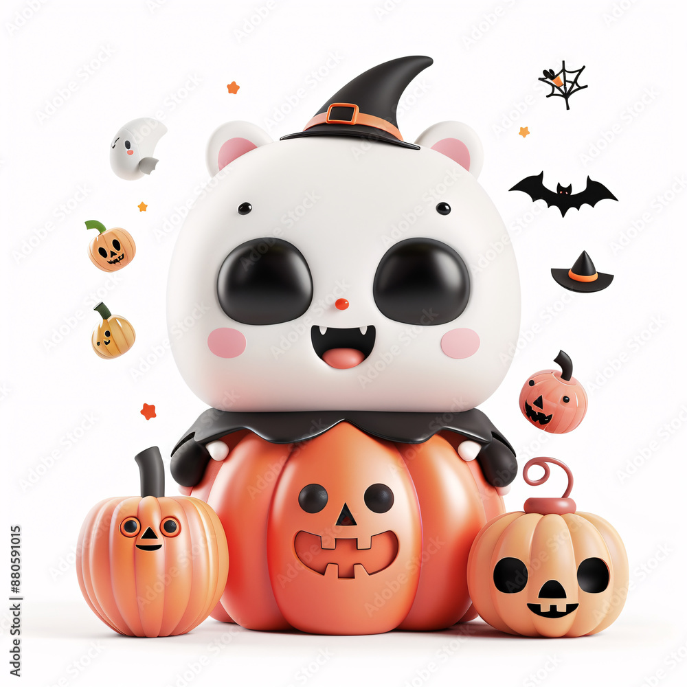 Spooktacular Kawaii Halloween 3D Character Bringing Charm and Adorableness to the Season Spooktacular Kawaii Halloween 3D Character Bringing Charm and Adorableness to the Season
