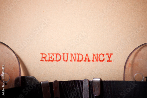 Redundancy concept view