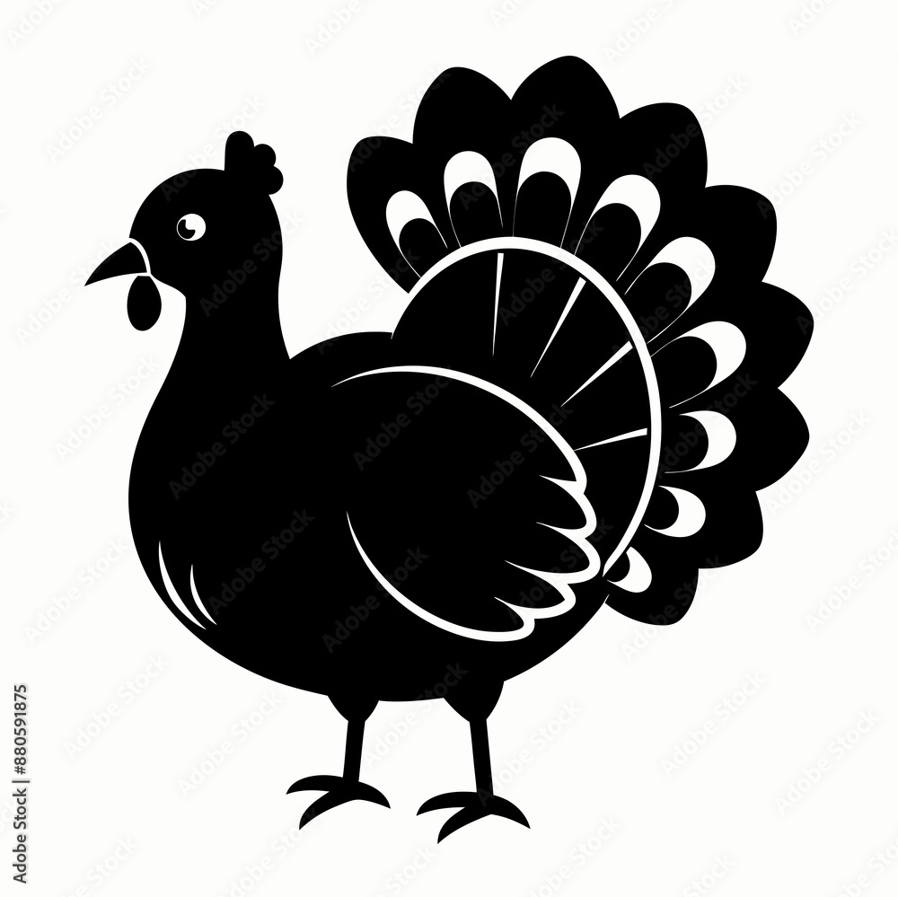 Turkey bird vector illustration, türkiye vector art, Thanksgiving türkiye bird silhouette, chicken with a chicken Turkey bird vector illustration, türkiye vector art, Thanksgiving türkiye bird silhouette, chicken with a chicken