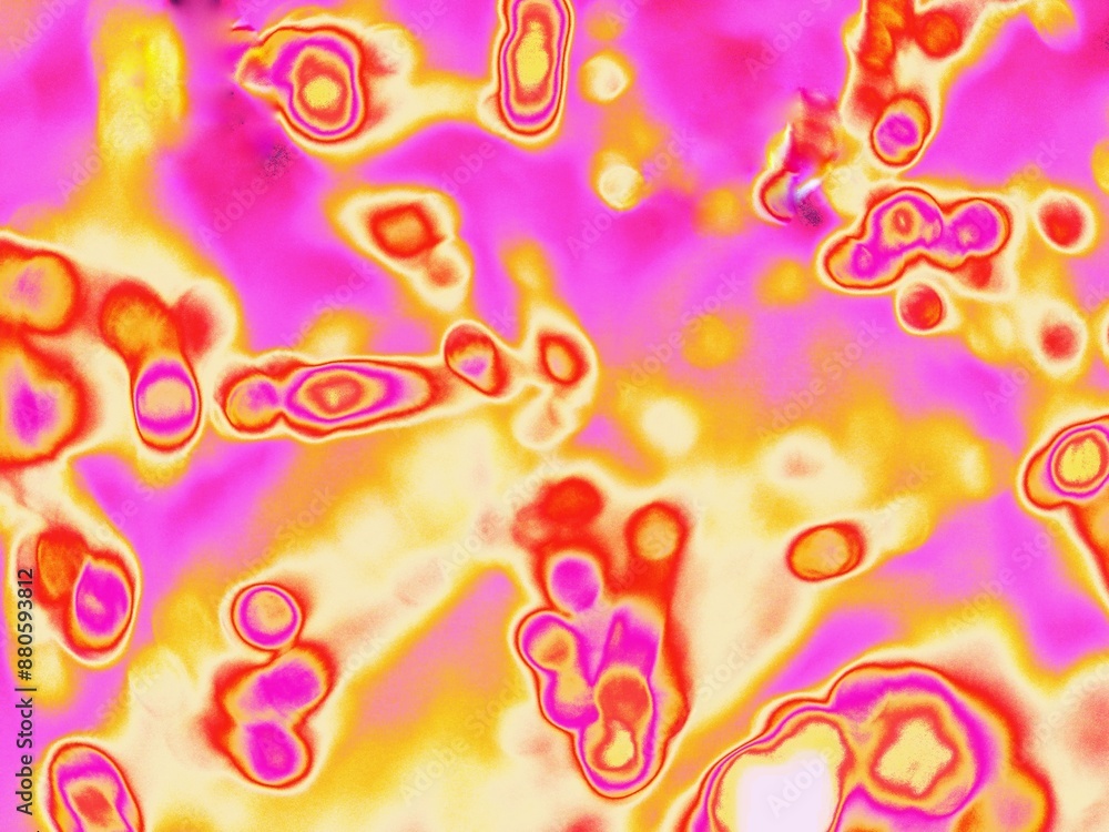 Obraz premium abstract background light image liquid chaotic shape texture with pink and orange colors , abstract background blurred texture 
