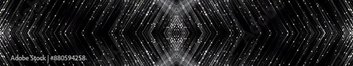 Festive Looped Widescreen Background with Glowing Particles