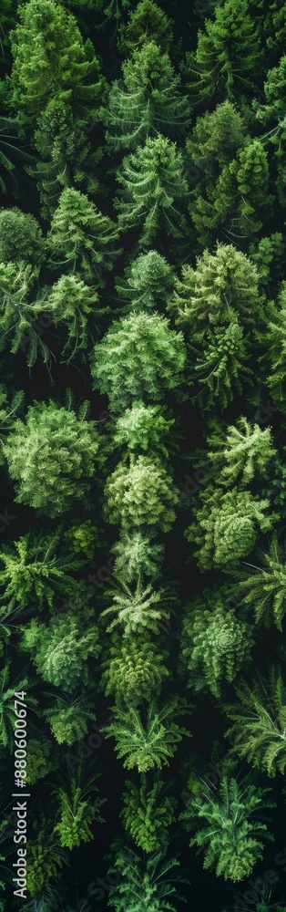 Fototapeta premium forest aerial