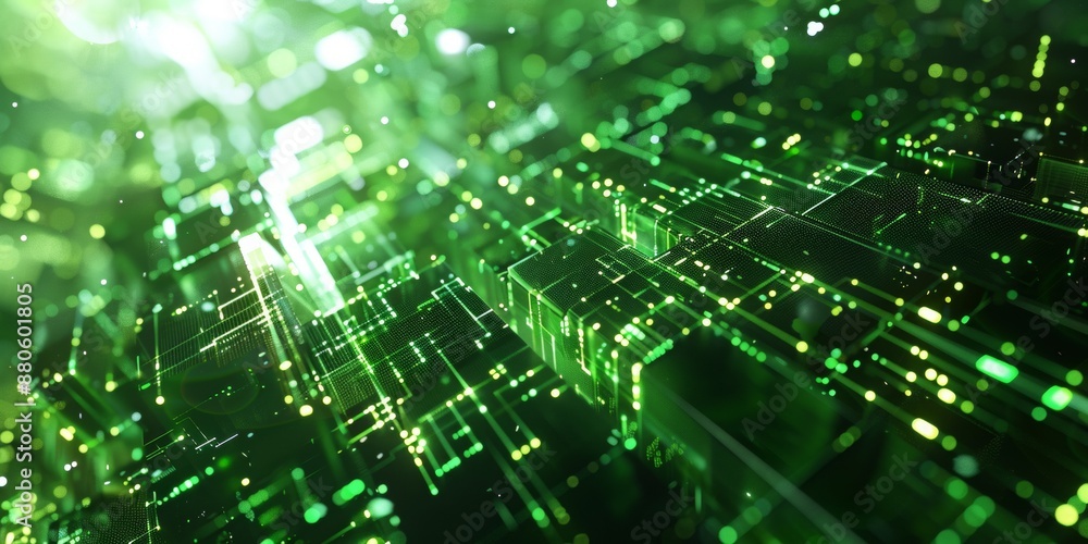 Fresh green technology digital texture background Fresh green technology digital texture background
