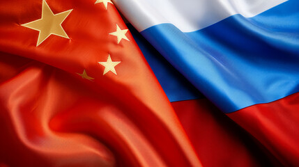 russia and china debates against china dn russian flags 