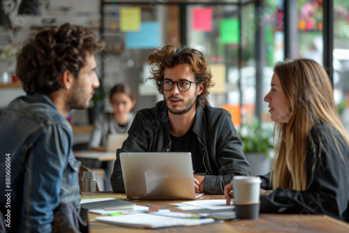 Strategic Solutions, Office Members in Discussion