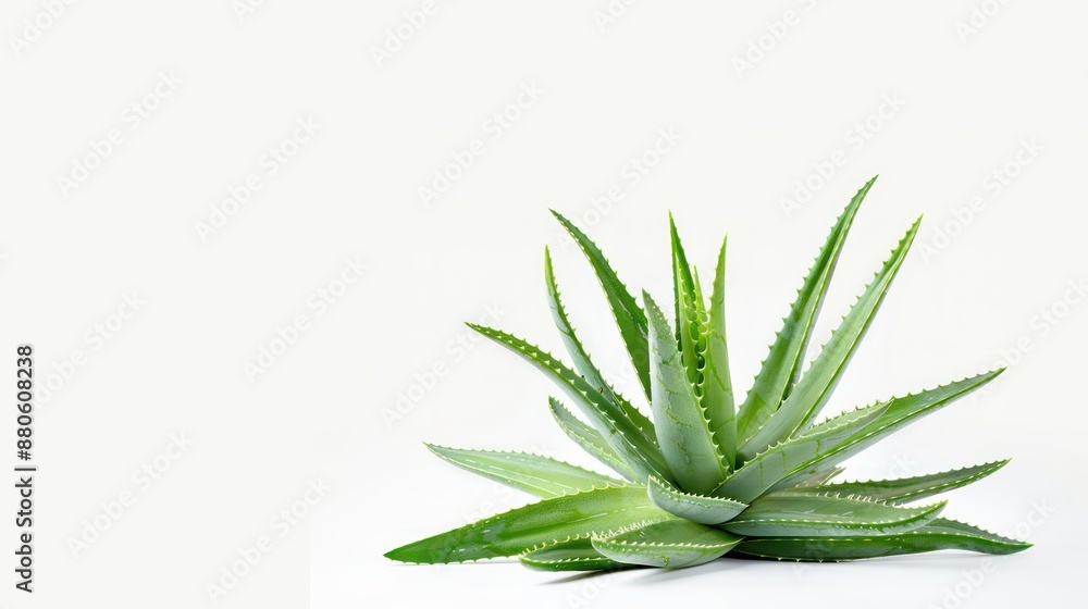 Fototapeta premium Aloe Fraser isolated on a white background skincare concept