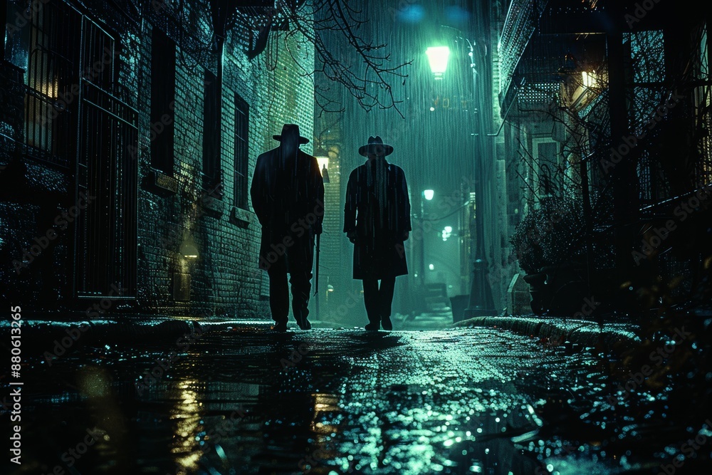 Intense Alley Negotiation Between Kidnapper and Negotiator. Intense Alley Negotiation Between Kidnapper and Negotiator.