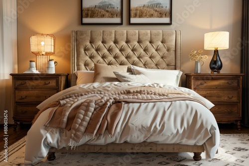 mockup bedroom