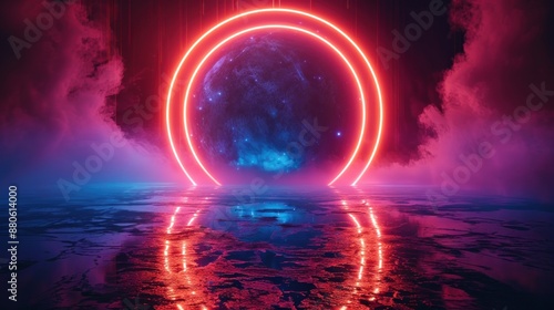 Neon Glow Portal © pector