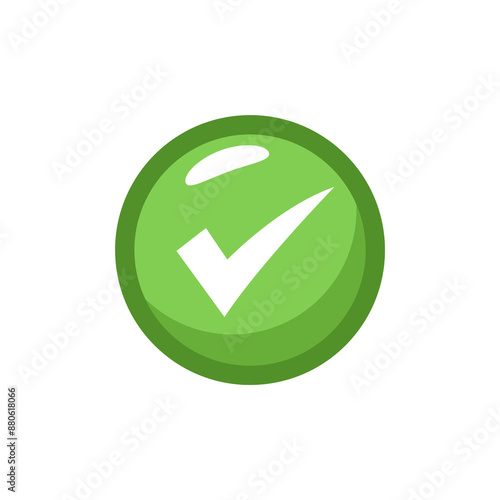 Free Download Check mark vector icon logo design illustration - GFXLoad