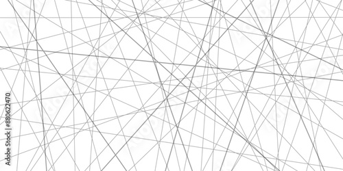 abstract black lines with white background . Geometric lines with banner design Transparent PNG  available Abstract grey and silver random .for website design Technology background, 
