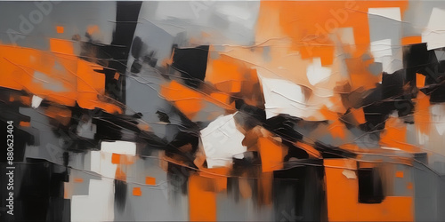 Art background, Cubism styl...