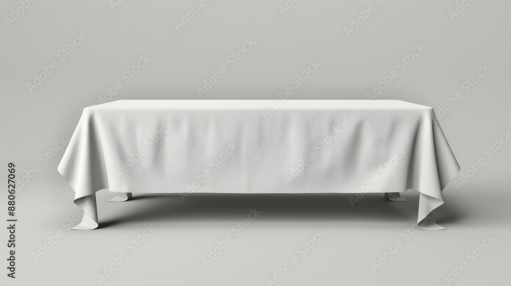 Table Cloth. White Blank Tablecloth Runner for Trade Show Exhibition Advertising Banner Table Cloth. White Blank Tablecloth Runner for Trade Show Exhibition Advertising Banner