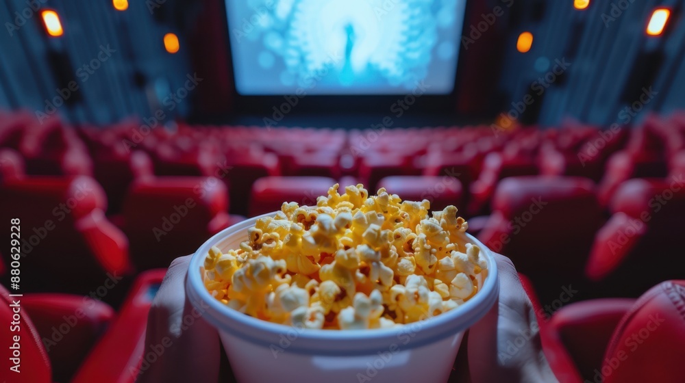 The popcorn in cinema The popcorn in cinema