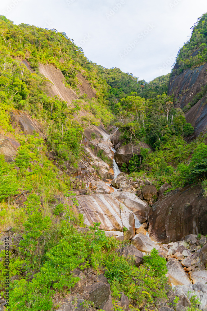 A small waterfall.
High-altitude areas near Dalat in Vietnam. A small waterfall.
High-altitude areas near Dalat in Vietnam.