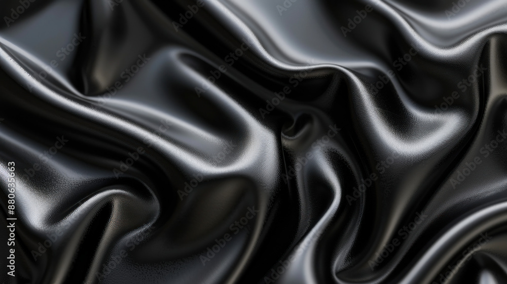 Smooth black surface, close-up shot of the texture. Smooth black surface, close-up shot of the texture.